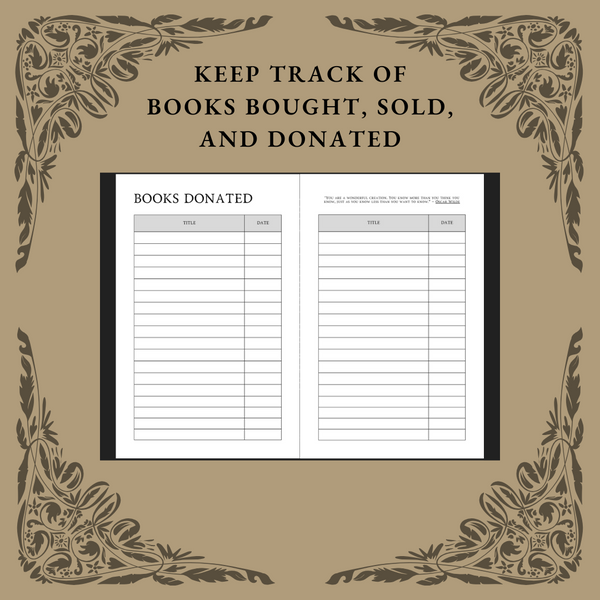 2025 DARK ACADEMIA READING JOURNAL (discounted)