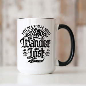 "Those Who Wander" Lord of the Rings 15 oz Ceramic Mug