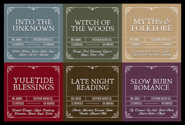 WINTER Apothecary Candle Set