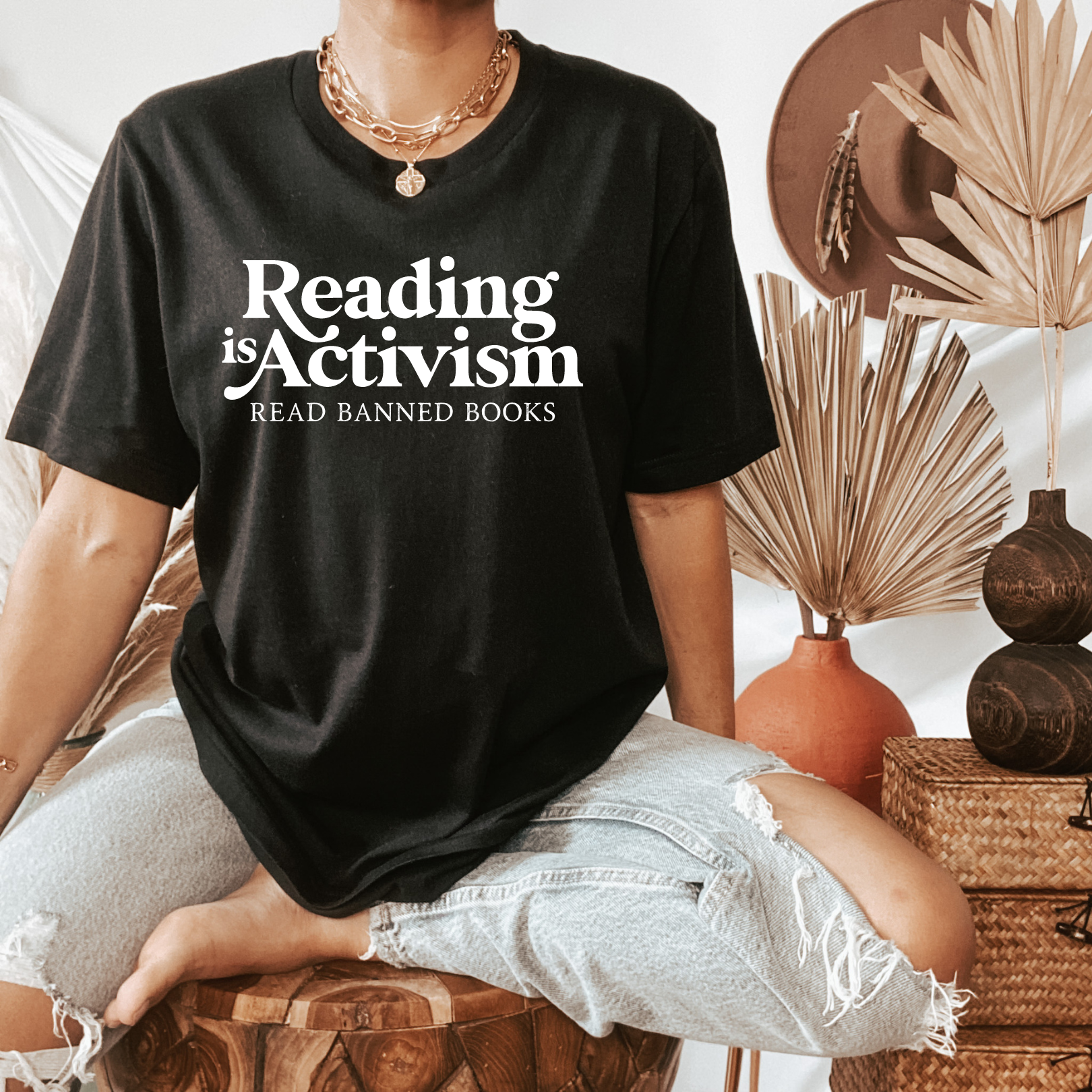 READING IS ACTIVISM Bookish T-Shirt