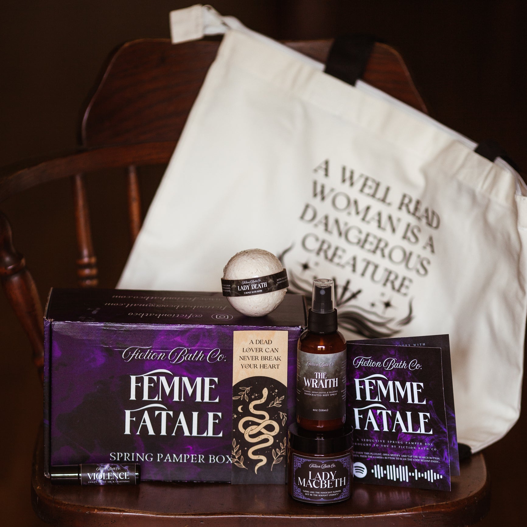 FEMME FATALE Box Extras – Fiction Bath Co.