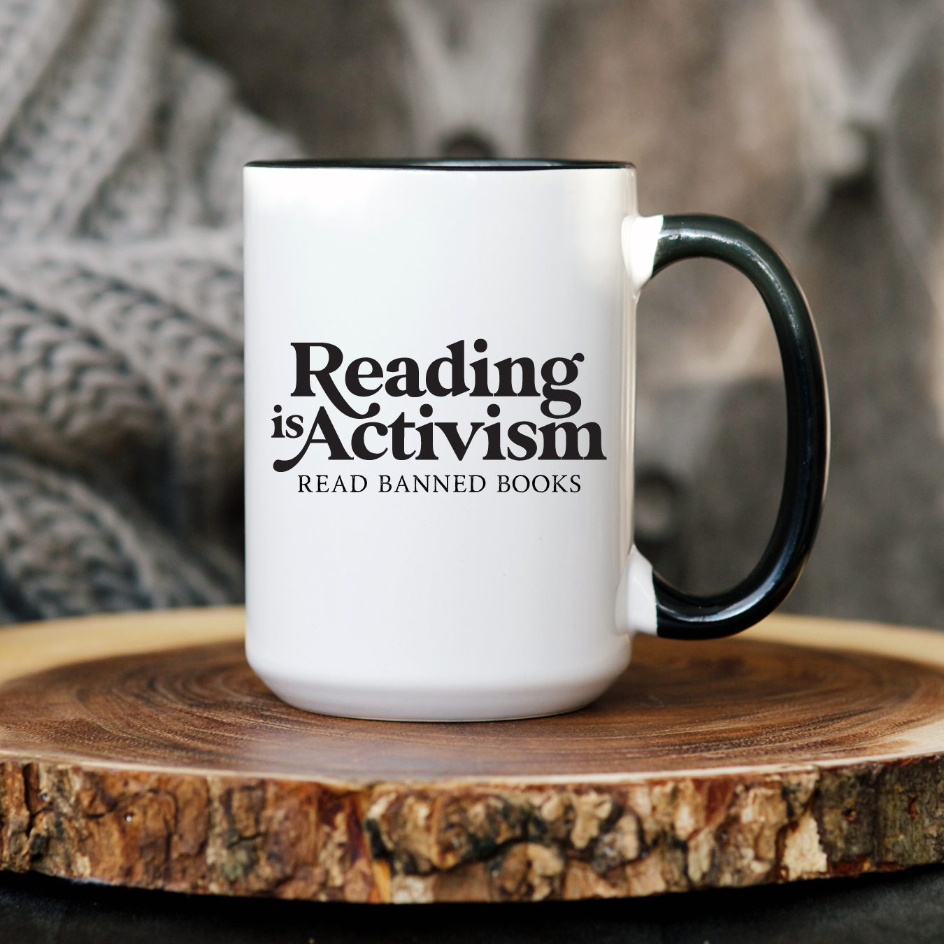 READING IS ACTIVISM Bookish 15 oz Ceramic Mug