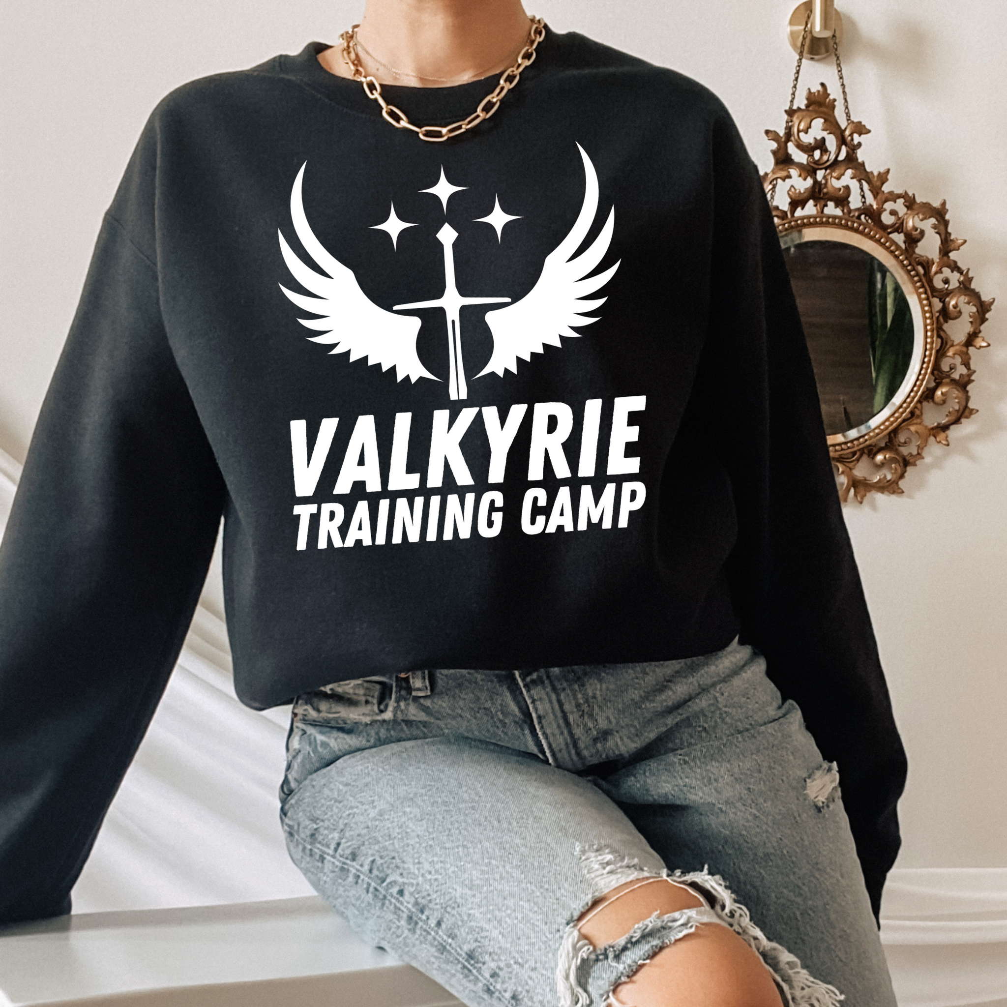"Valkyrie Training Camp" ACOTAR Crewneck Sweatshirt