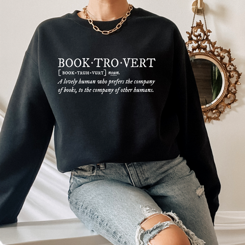 BOOKTROVERT Bookish Crewneck Sweatshirt