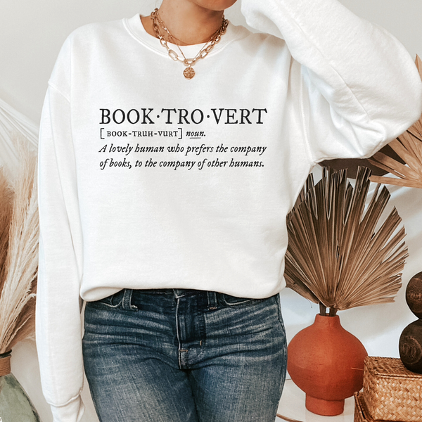 BOOKTROVERT Bookish Crewneck Sweatshirt