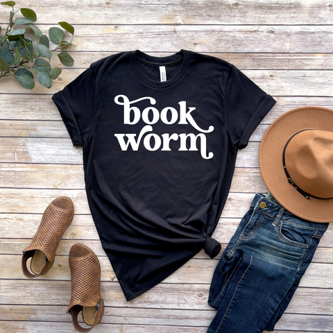 "Book Worm" Bookish T-Shirt