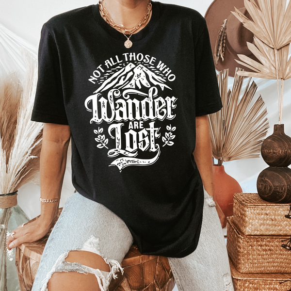 "Those Who Wander" Lord of the Rings T-Shirt