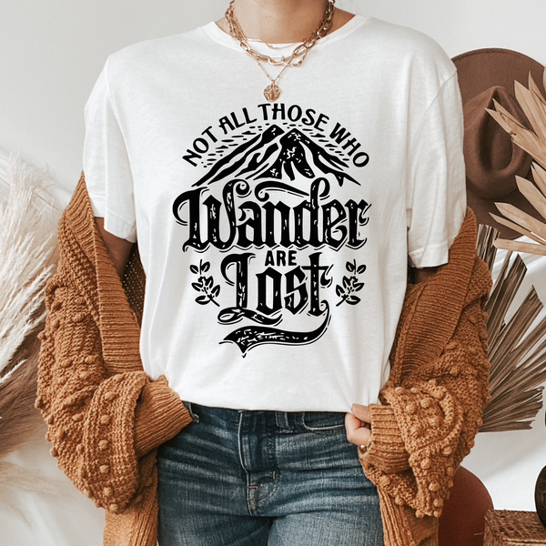 "Those Who Wander" Lord of the Rings T-Shirt