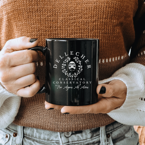 DELLECHER If We Were Villains 11oz Black Ceramic Mug