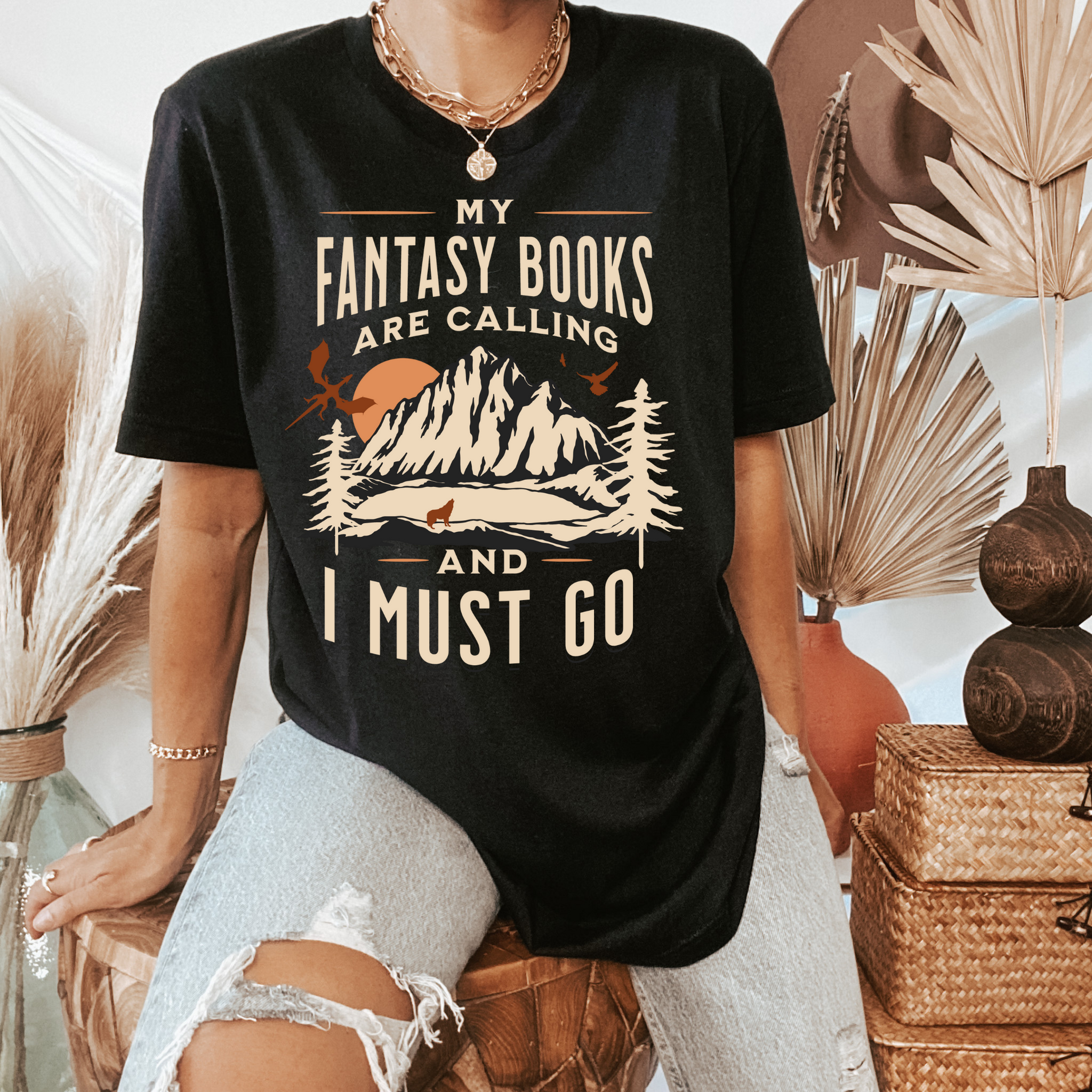 "My Fantasy Books" Bookish T-Shirt